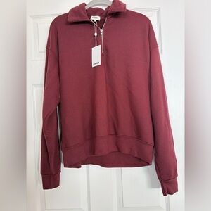 ASHER- half zip sweatshirt - WITH TAGS